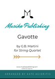 Gavotte - for String Quartet