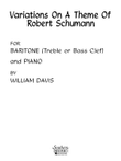 Variations on a Theme of Robert Schumann