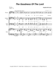 The Goodness of the Lord mini preview