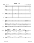 Psalm 118 - Score Only