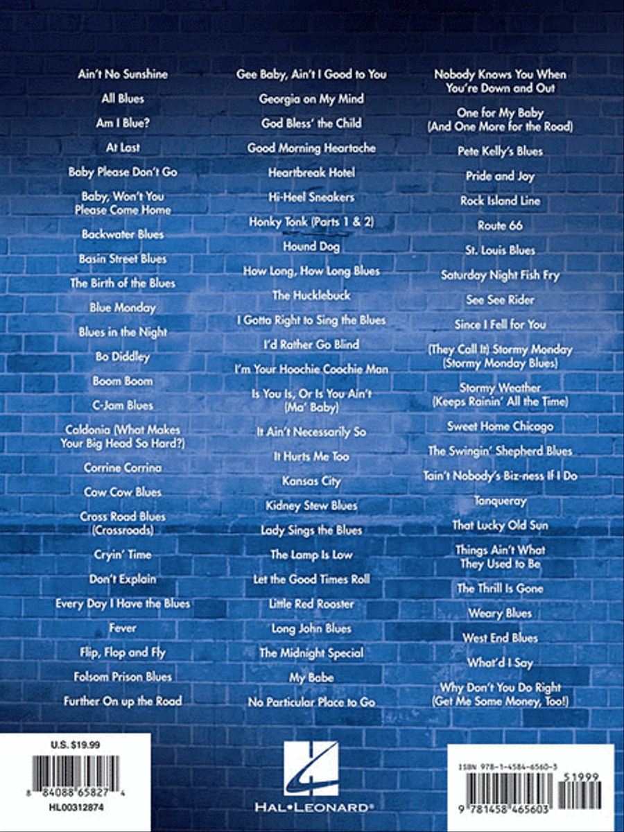 The Best Blues Songs Ever Piano, Vocal, Guitar scores gallery preview page 2