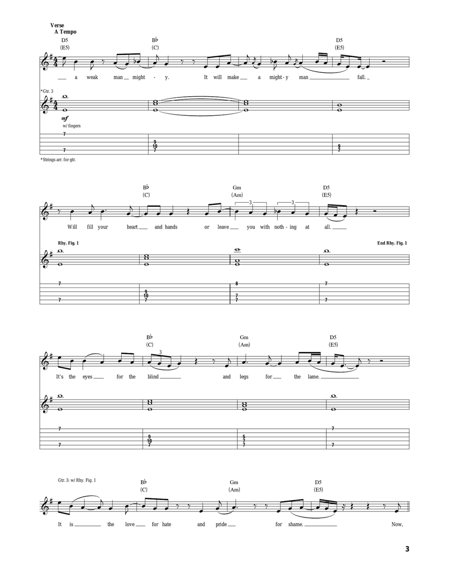 Power Of The Gospel Power Of The Gospel Acoustic Guitar scores gallery preview page 3