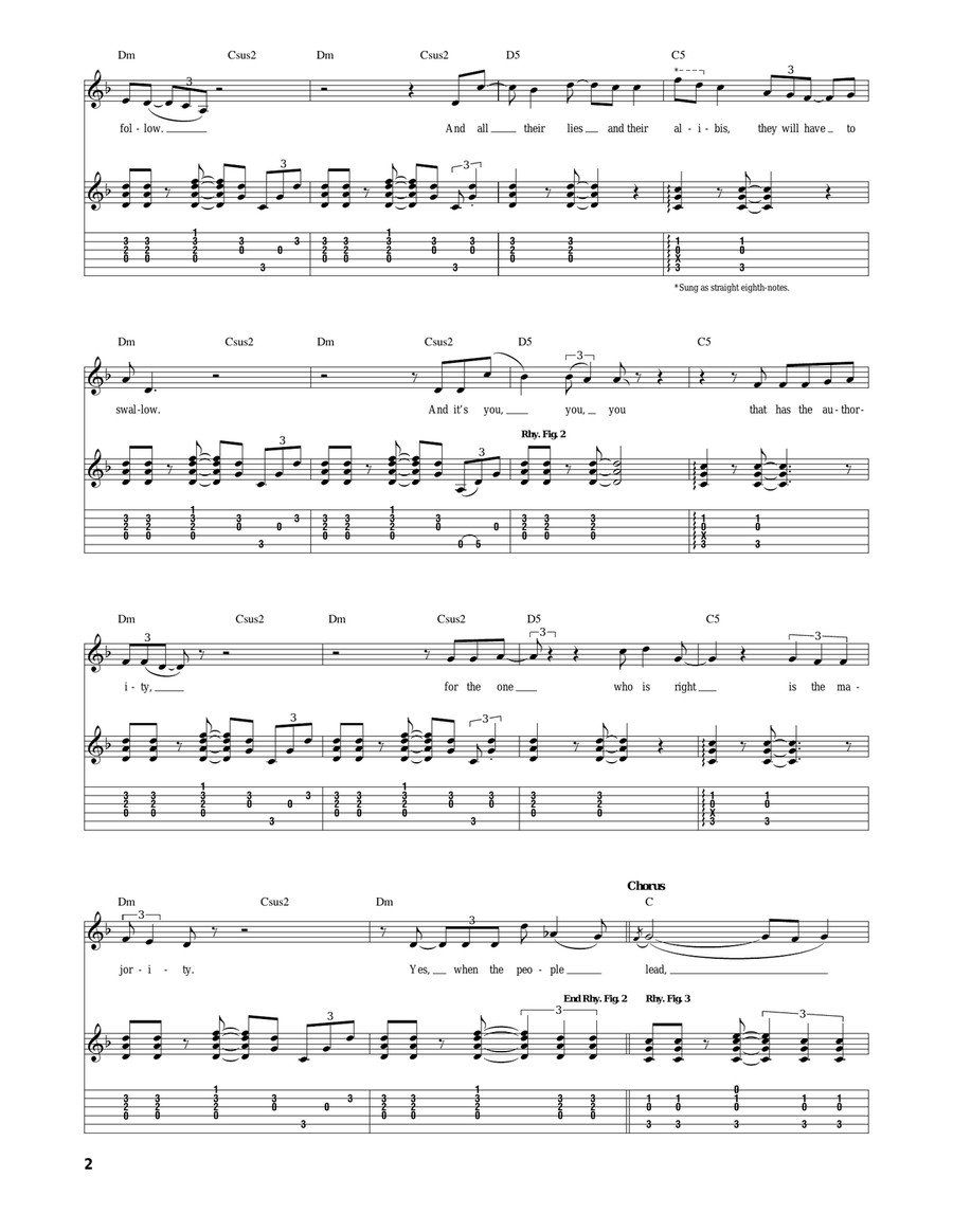 People Lead People Lead Acoustic Guitar scores gallery preview page 2