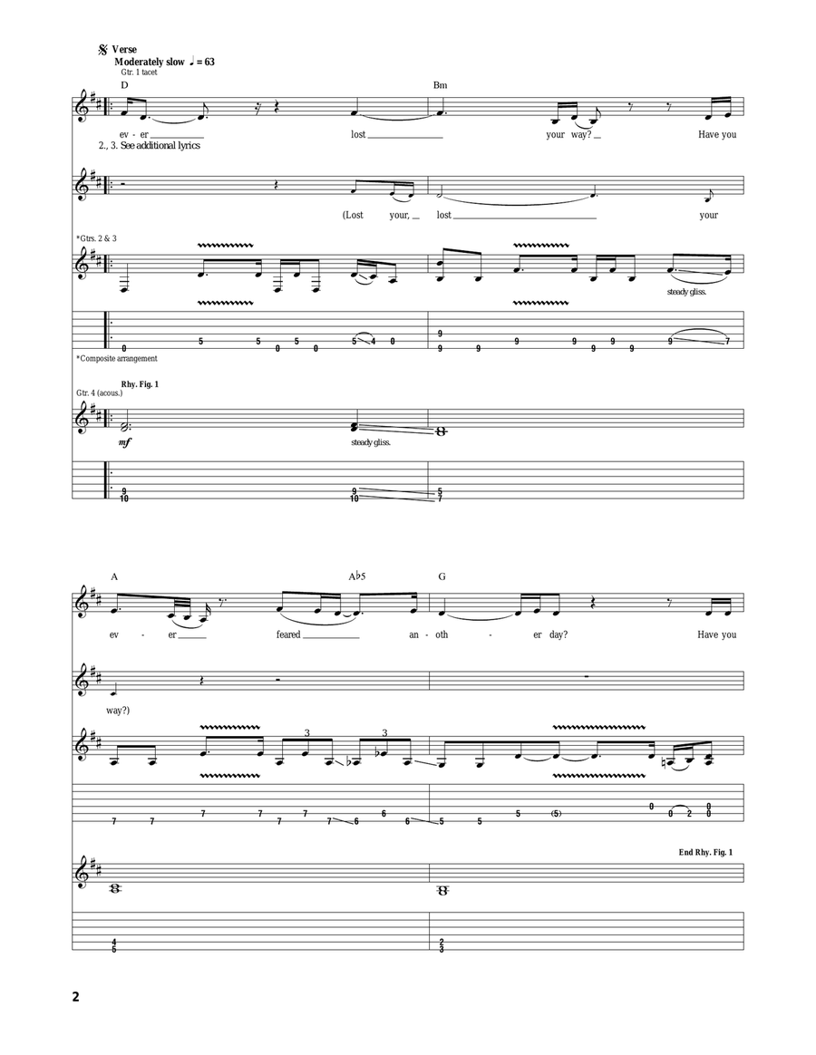 Give A Man A Home Give A Man A Home Acoustic Guitar scores gallery preview page 2