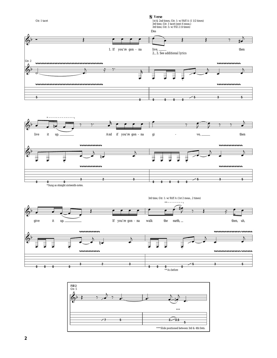 Fight For Your Mind Fight For Your Mind Acoustic Guitar scores gallery preview page 2