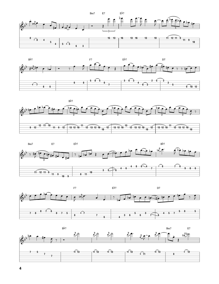 Freddie Freeloader Freddie Freeloader Electric Guitar scores gallery preview page 4