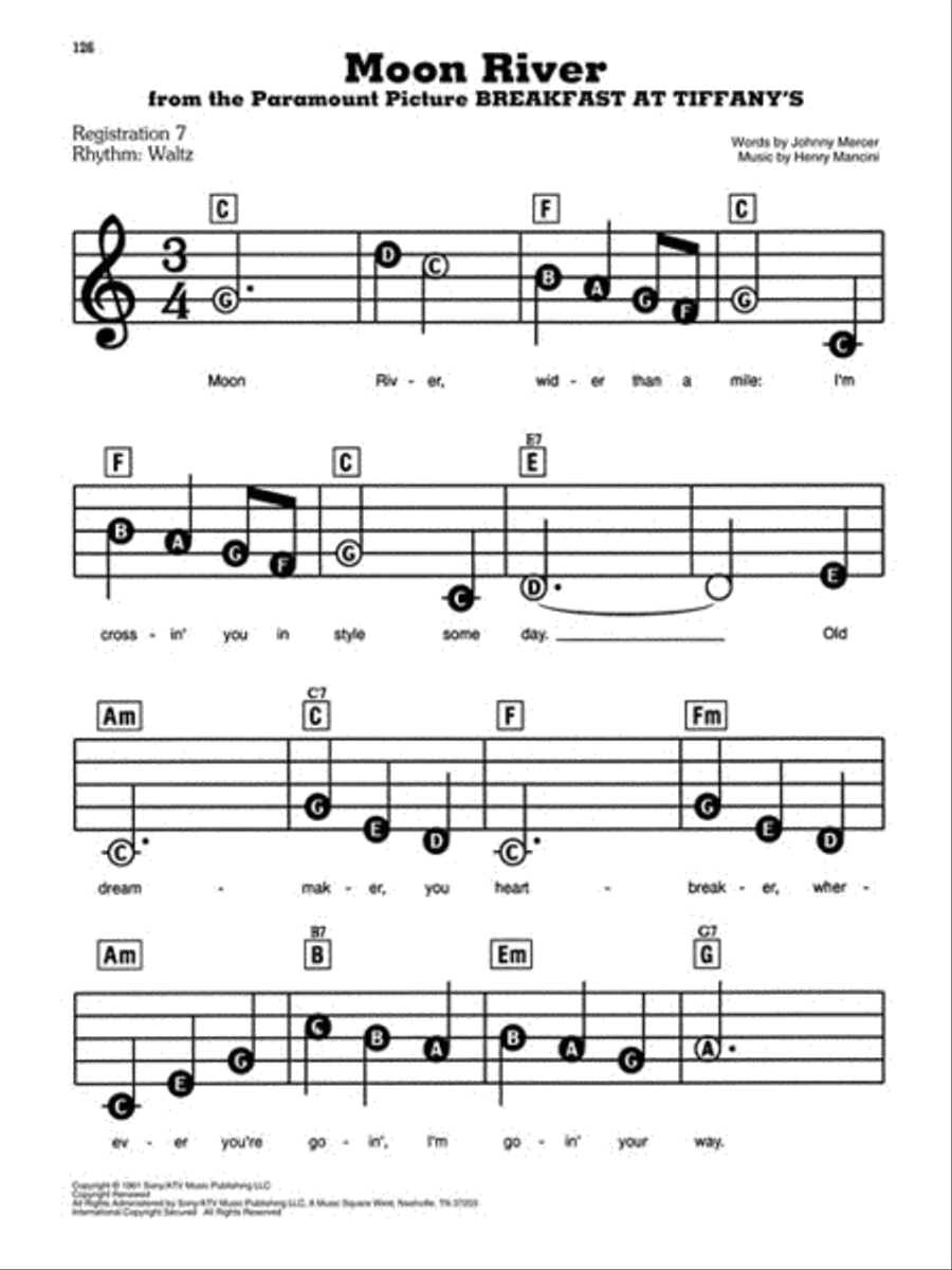 The Grammy Awards Record of the Year 1958-2011 Electronic Keyboard scores gallery preview page 3