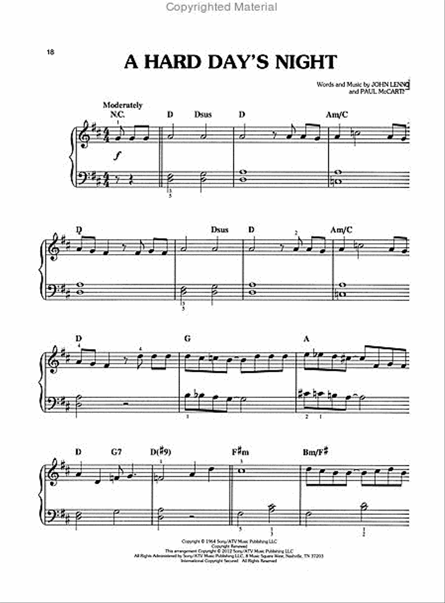 '60s Hits - Easy Piano Solos Easy Piano scores gallery preview page 4
