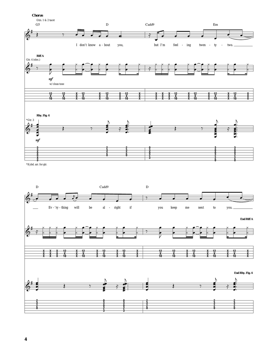22 22 Acoustic Guitar scores gallery preview page 4