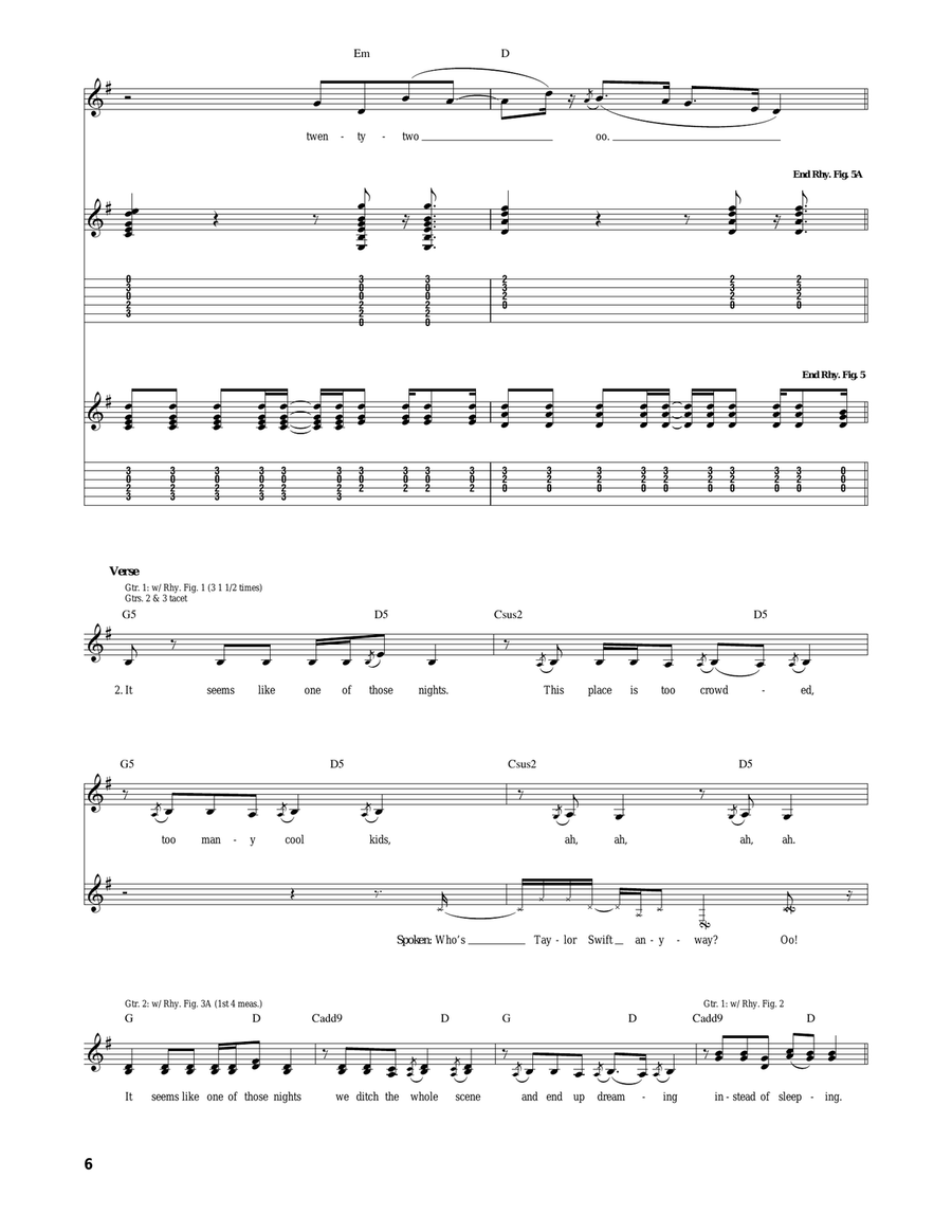 22 22 Acoustic Guitar scores gallery preview page 6