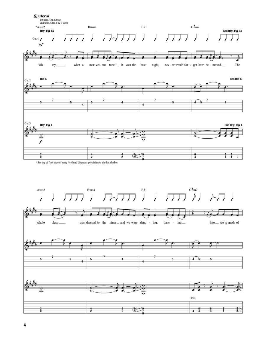 Starlight Acoustic Guitar scores gallery preview page 4