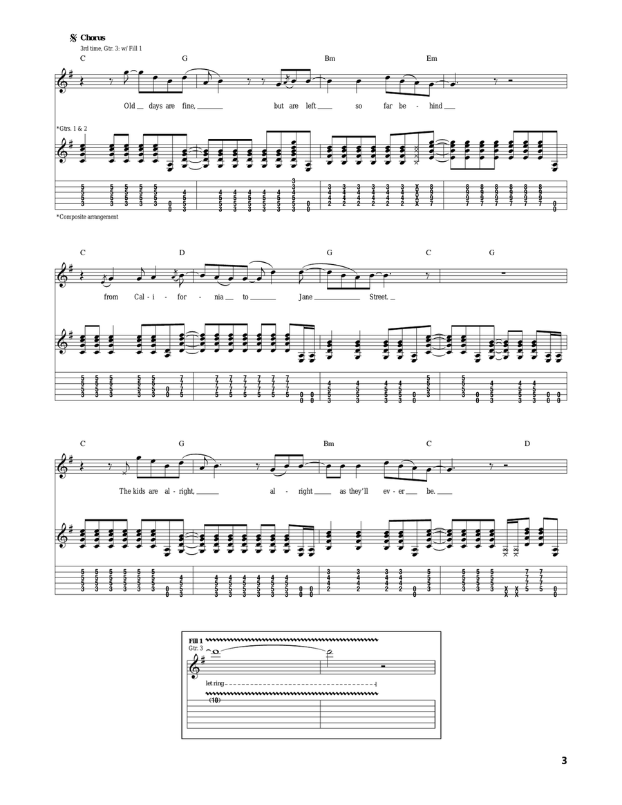Sweet 16 Sweet 16 Acoustic Guitar scores gallery preview page 3
