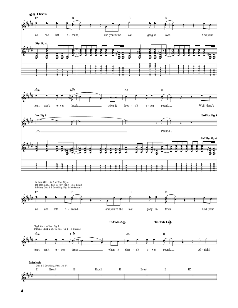 Rusty James Rusty James Acoustic Guitar scores gallery preview page 4