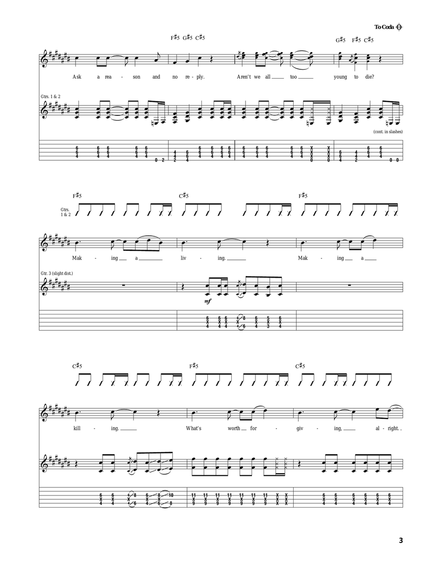 Carpe Diem Carpe Diem Acoustic Guitar scores gallery preview page 3
