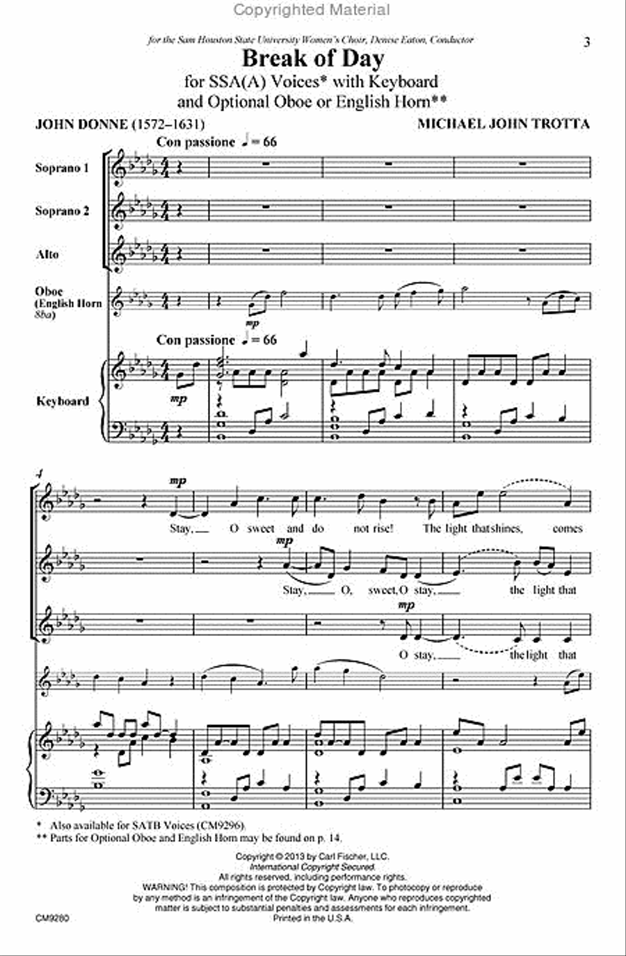 Break of Day Break of Day Choir scores gallery preview page 2
