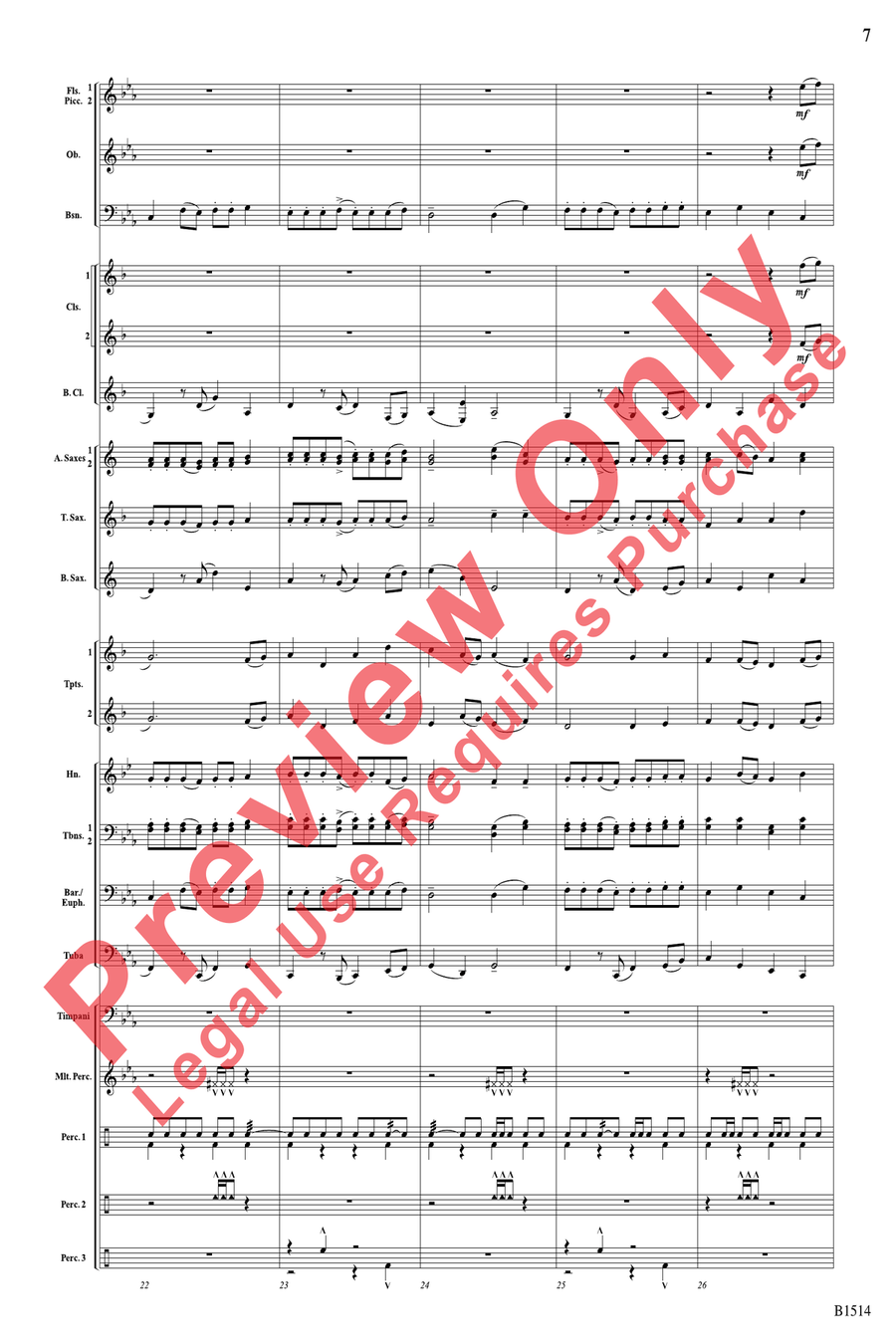 Ironclads Ironclads Concert Band scores gallery preview page 7