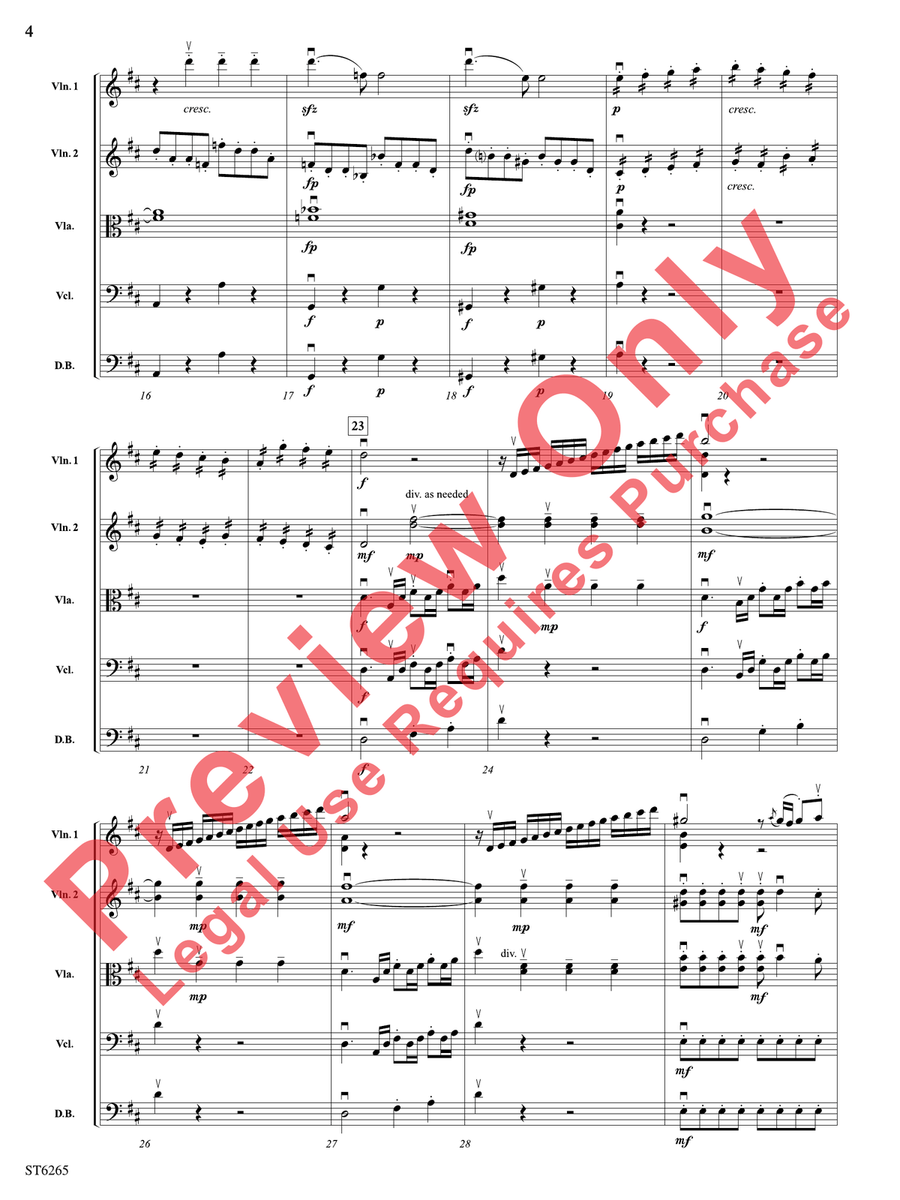 Overture to Idomeneo Overture to Idomeneo String Orchestra scores gallery preview page 5