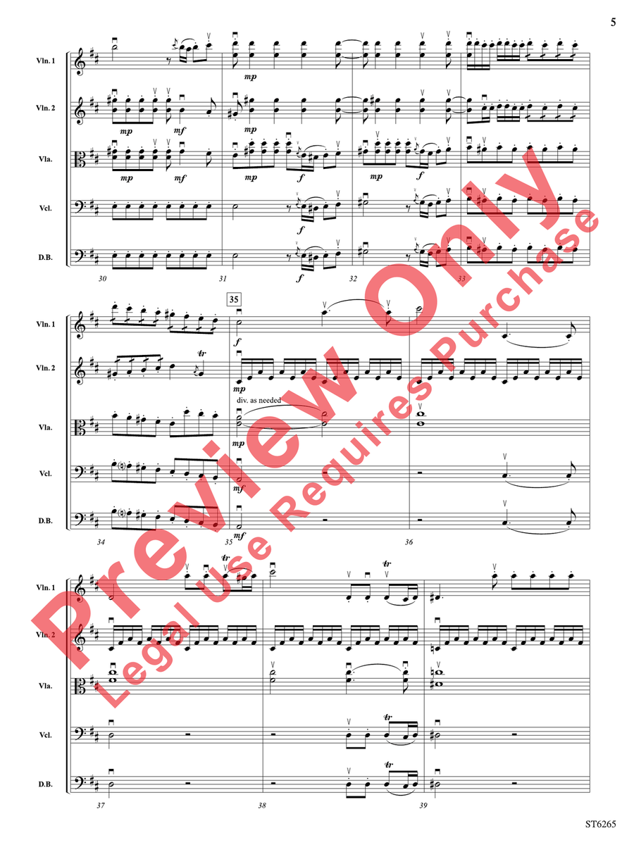 Overture to Idomeneo Overture to Idomeneo String Orchestra scores gallery preview page 6