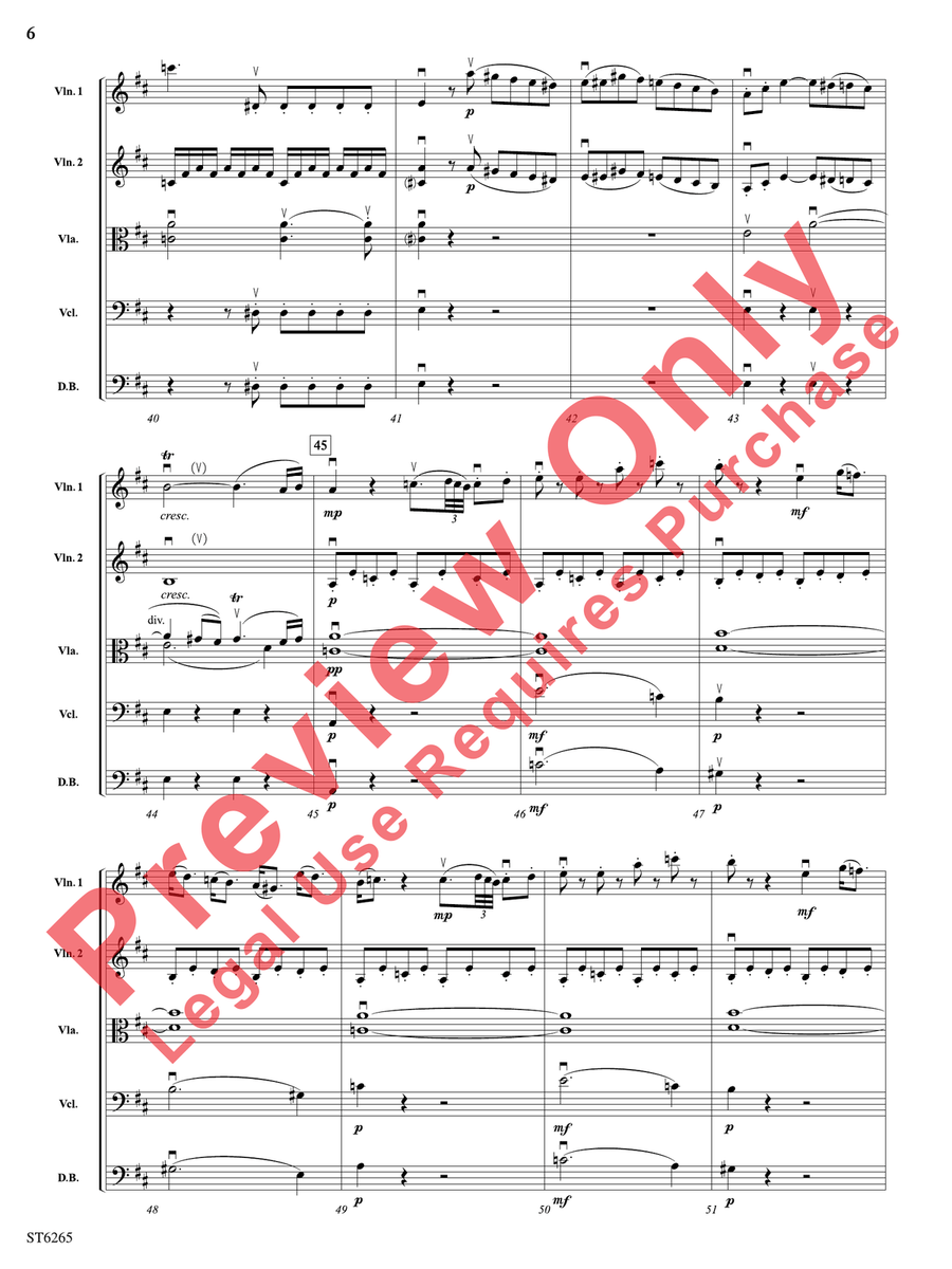 Overture to Idomeneo Overture to Idomeneo String Orchestra scores gallery preview page 7