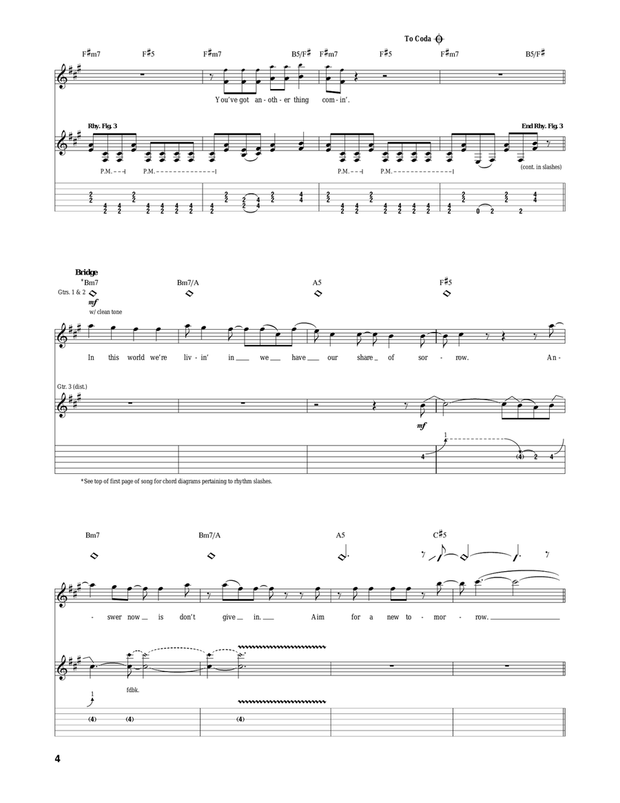 You've Got Another Thing Comin' Acoustic Guitar scores gallery preview page 4