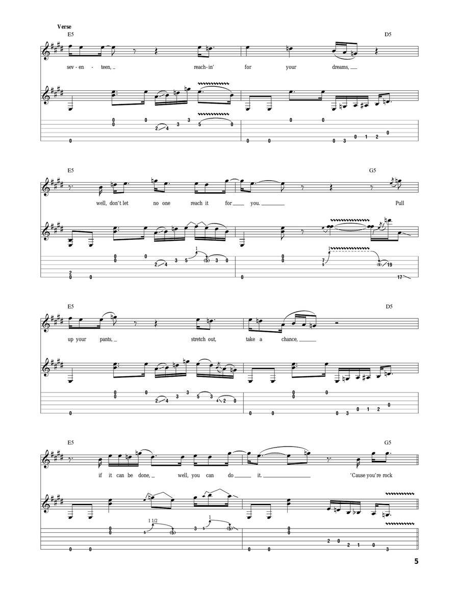 Rock Candy Rock Candy Acoustic Guitar scores gallery preview page 5