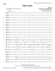 Ode To Joy (Does Not Match SATB 08752035) - Full Score