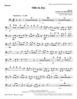 Ode To Joy (Does Not Match SATB 08752035) - Bassoon