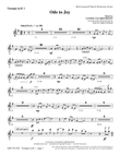 Ode To Joy (Does Not Match SATB 08752035) - Bb Trumpet 1