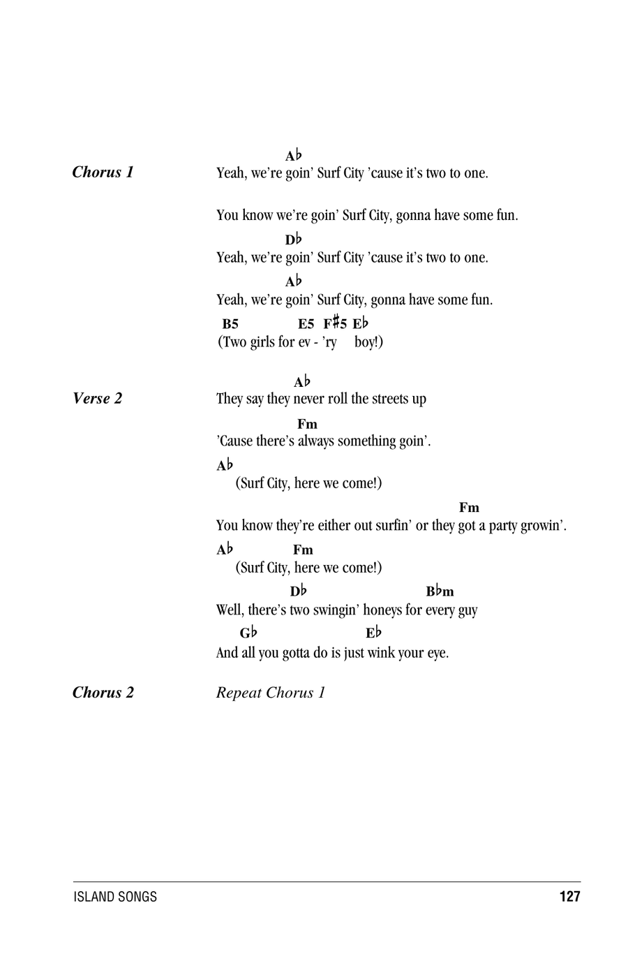 Surf City Surf City Ukulele scores gallery preview page 2