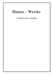 Hanon - Weiske, Tres Estudios para Contrabajo