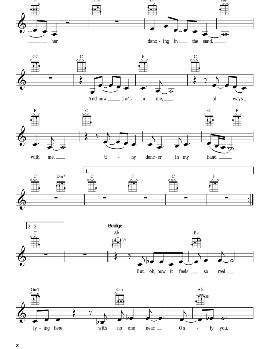 Tiny Dancer Ukulele scores gallery preview page 2
