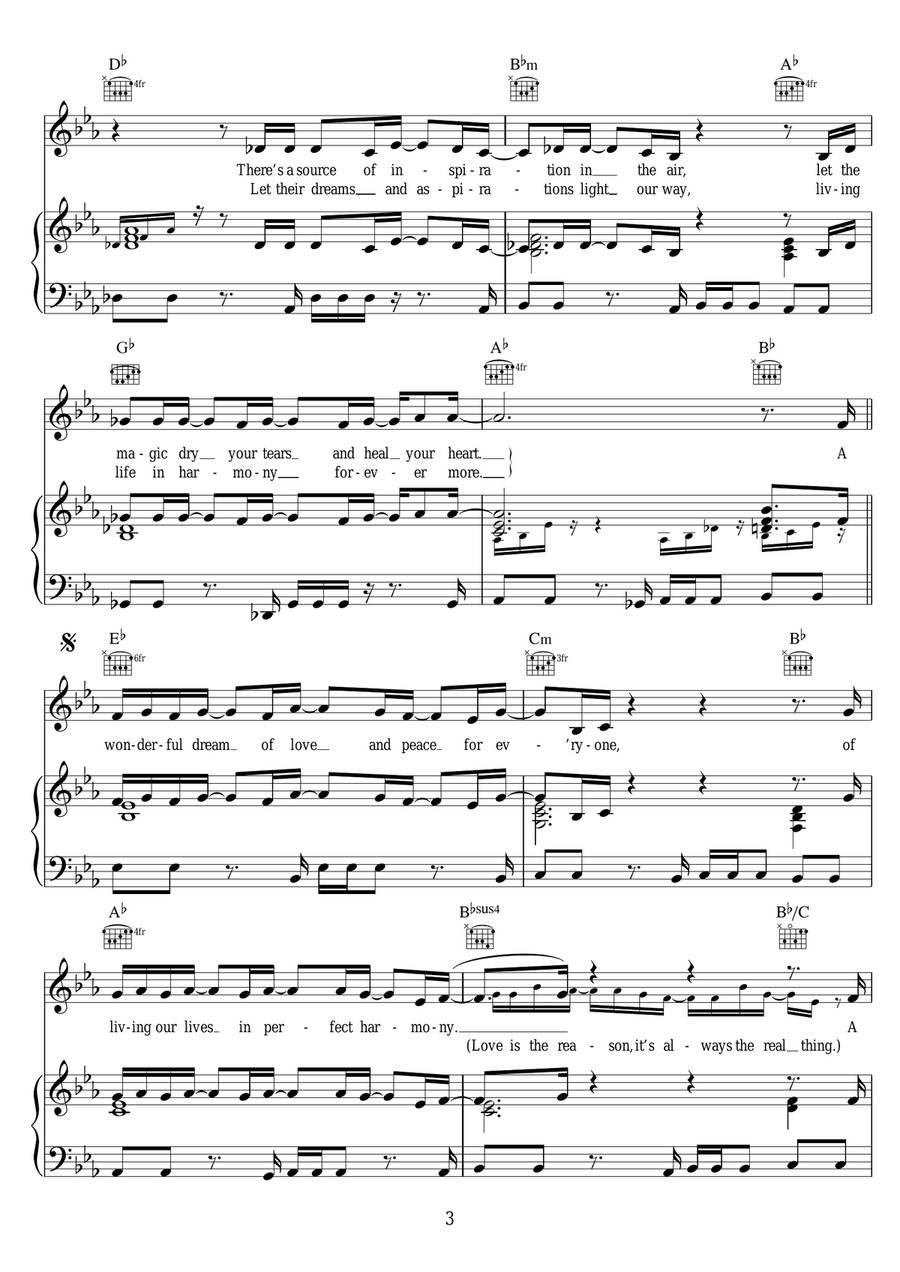 Wonderful Dream (Holidays Are Coming) Guitar scores gallery preview page 3