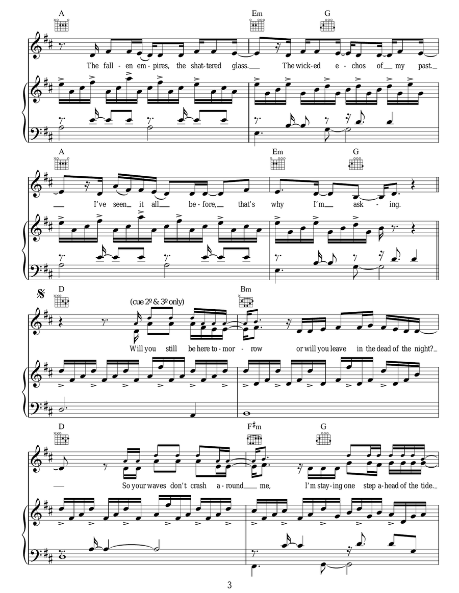 Teach Me How To Be Loved Teach Me How To Be Loved Acoustic Guitar scores gallery preview page 3