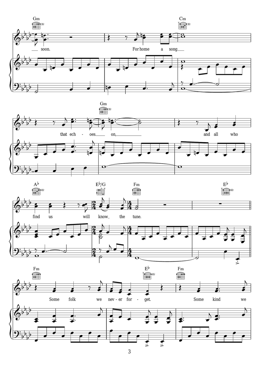 Song Of The Lonely Mountain (from The Hobbit) Guitar scores gallery preview page 3
