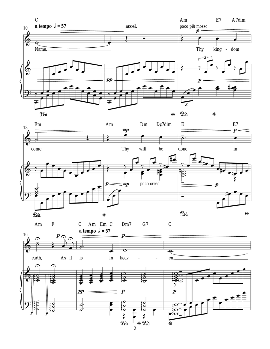 The Lord's Prayer The Lord's Prayer Acoustic Guitar scores gallery preview page 2