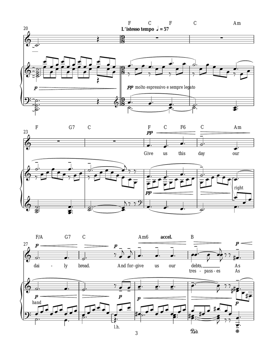 The Lord's Prayer The Lord's Prayer Acoustic Guitar scores gallery preview page 3