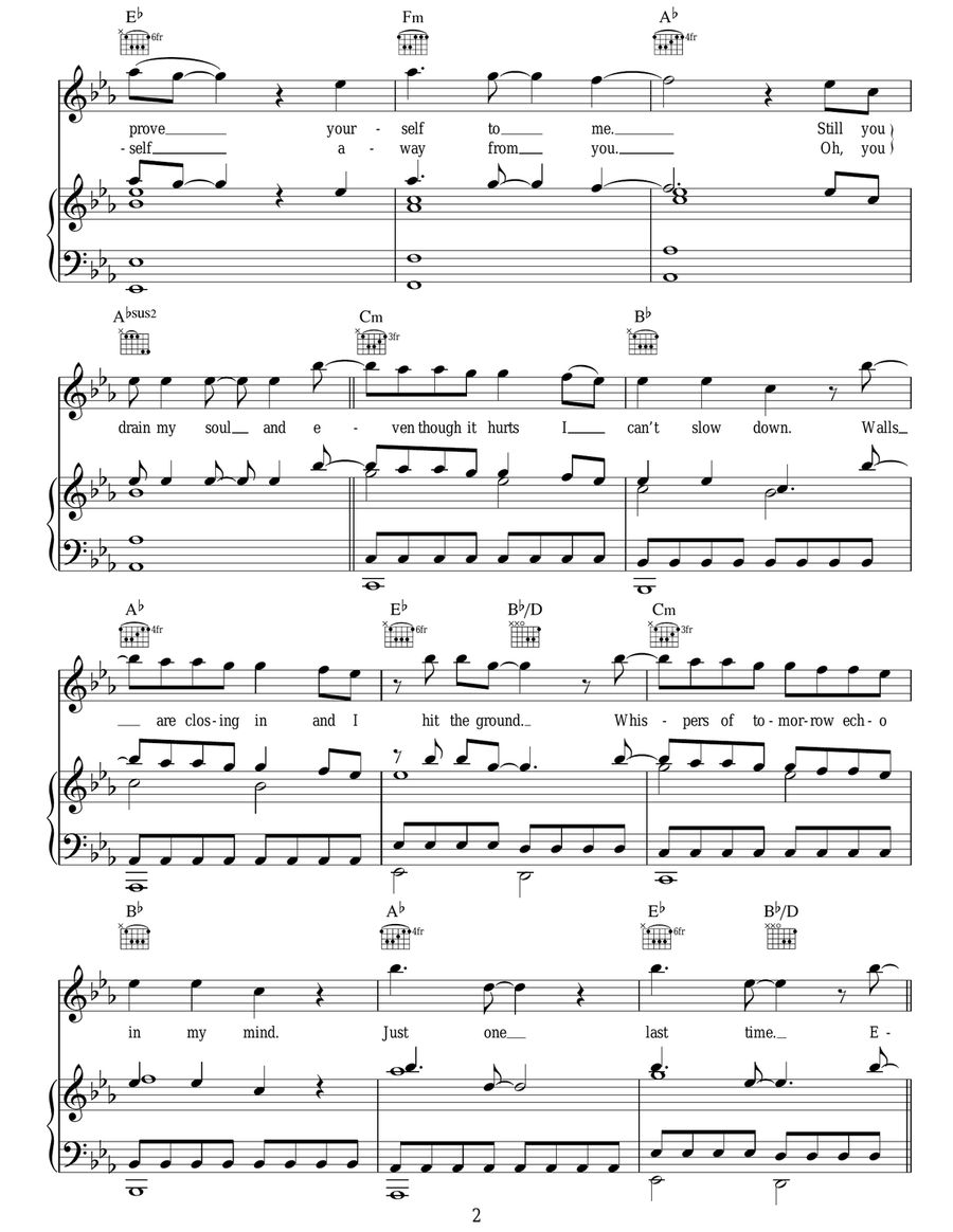 Just One Last Time Just One Last Time Acoustic Guitar scores gallery preview page 2