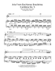 Aria From Bachianas Brasileiras Cantilena No. 5