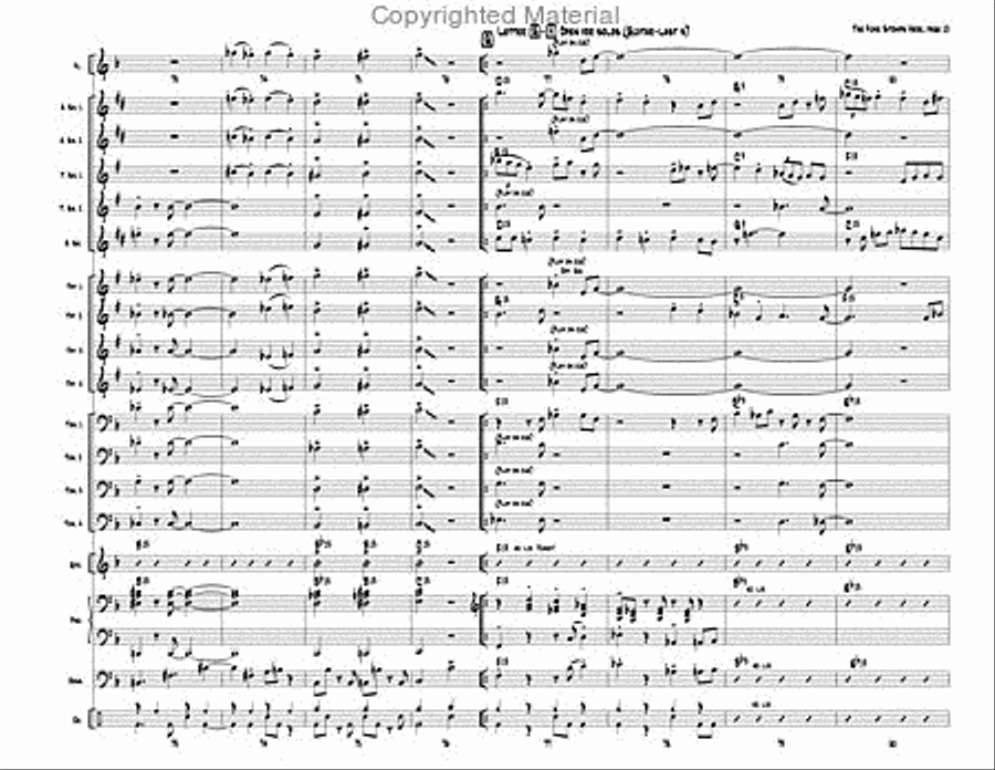 The Funk Stomps Here The Funk Stomps Here Jazz Ensemble scores gallery preview page 11