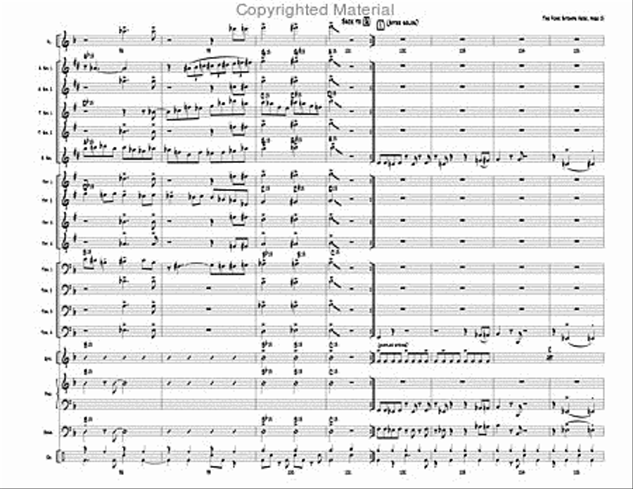 The Funk Stomps Here The Funk Stomps Here Jazz Ensemble scores gallery preview page 14