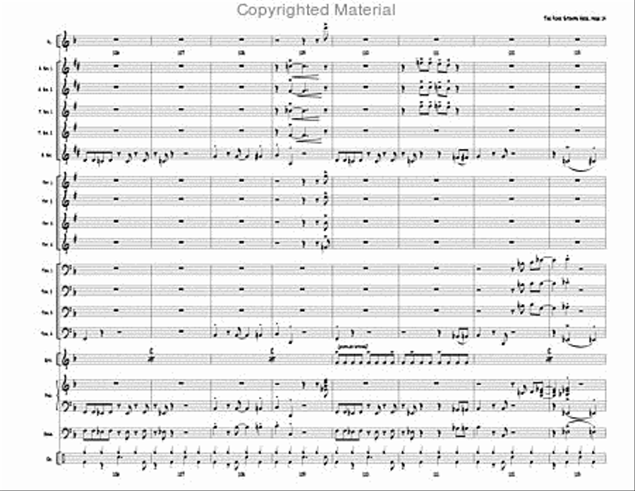 The Funk Stomps Here The Funk Stomps Here Jazz Ensemble scores gallery preview page 15