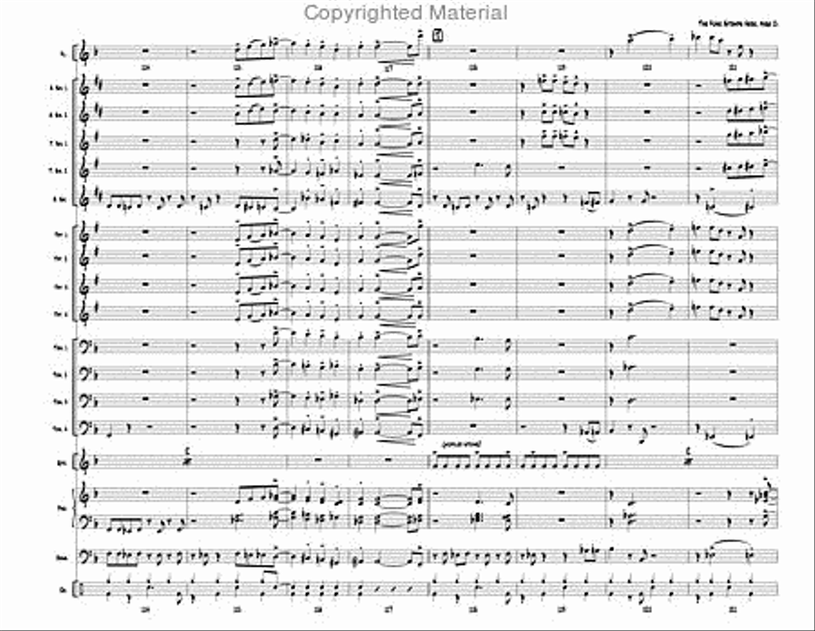 The Funk Stomps Here The Funk Stomps Here Jazz Ensemble scores gallery preview page 16