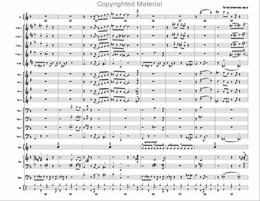 The Funk Stomps Here The Funk Stomps Here Jazz Ensemble scores gallery preview page 17