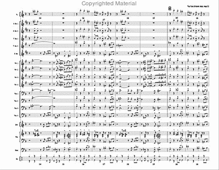 The Funk Stomps Here The Funk Stomps Here Jazz Ensemble scores gallery preview page 21