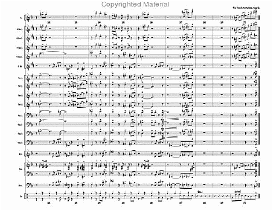 The Funk Stomps Here The Funk Stomps Here Jazz Ensemble scores gallery preview page 22