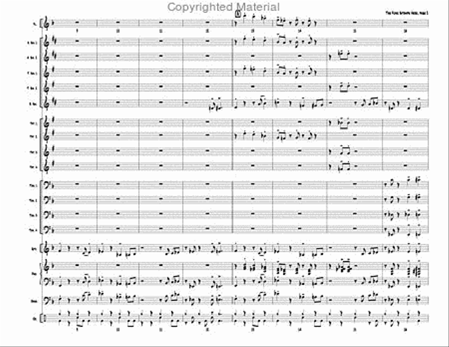 The Funk Stomps Here The Funk Stomps Here Jazz Ensemble scores gallery preview page 3