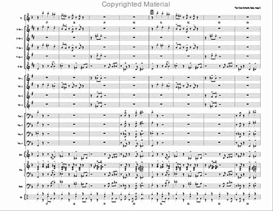 The Funk Stomps Here The Funk Stomps Here Jazz Ensemble scores gallery preview page 4