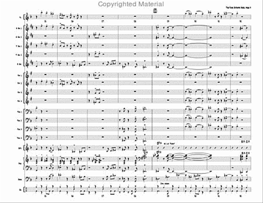 The Funk Stomps Here The Funk Stomps Here Jazz Ensemble scores gallery preview page 5