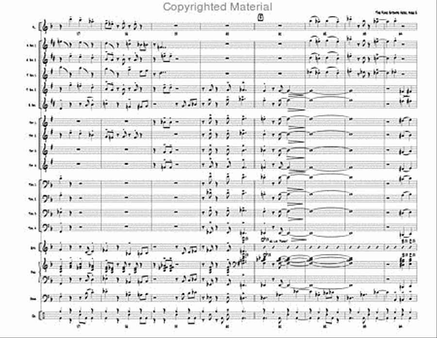 The Funk Stomps Here The Funk Stomps Here Jazz Ensemble scores gallery preview page 9