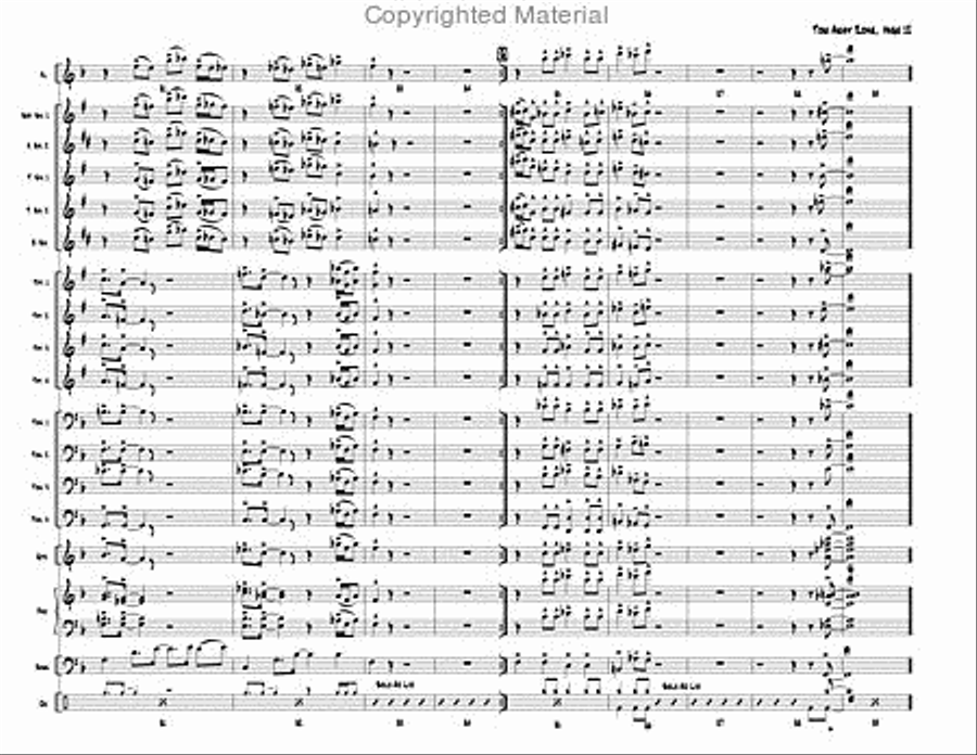 Tow Away Zone Tow Away Zone Jazz Ensemble scores gallery preview page 13